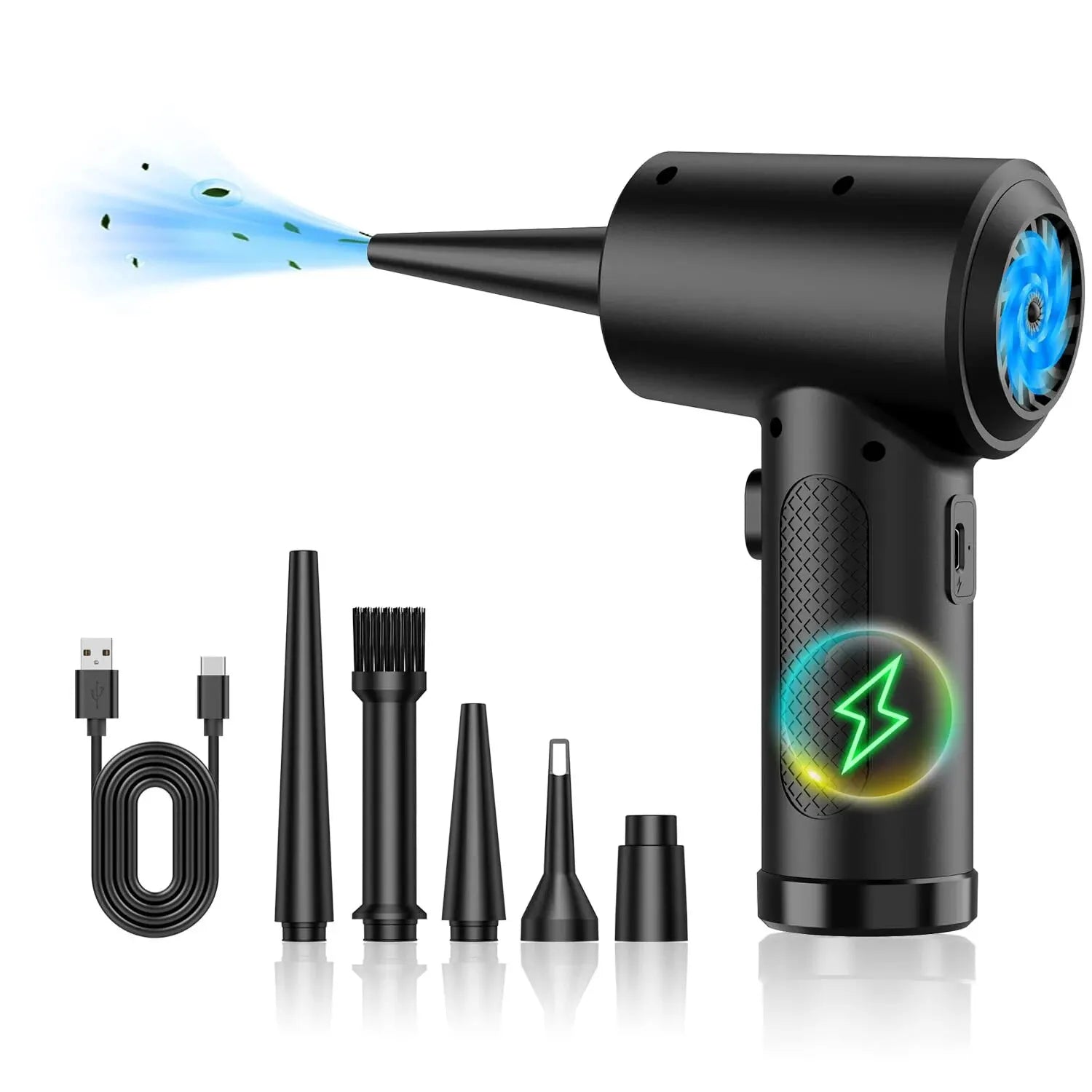 💨 Electric Compressed Air Duster – Cordless & Rechargeable