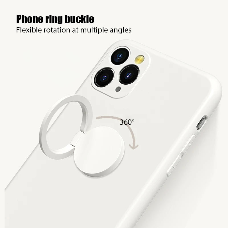 📱 360° Magnetic Finger Ring Phone Holder & Car Stand