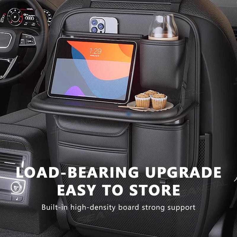 🚗 SEAMETAL Car Backseat Organizer with Tray