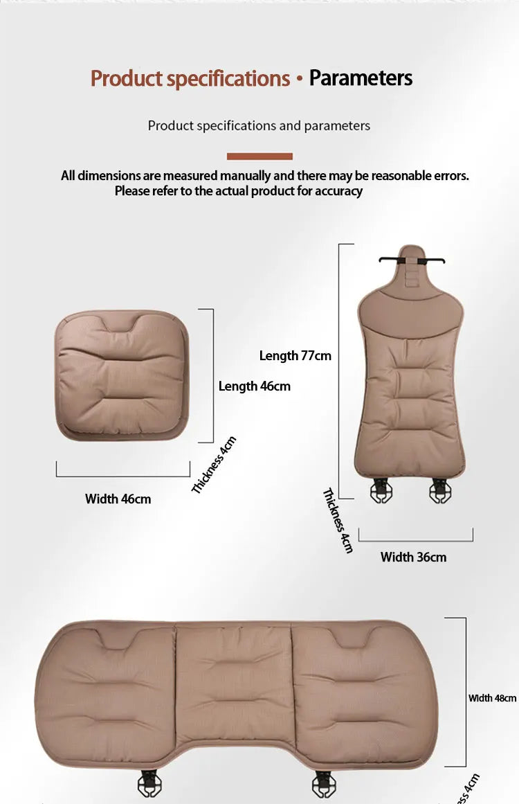 🚘 Universal Leather Car Seat Cushion Cover