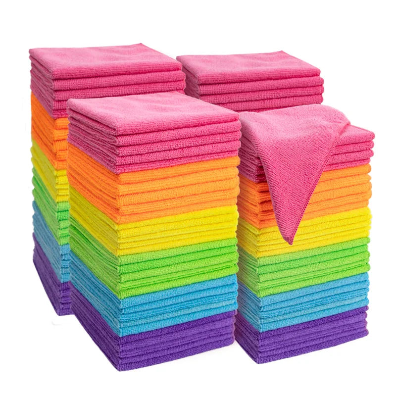 🧽 High Absorbent Microfiber Cleaning Cloths (1/10 Pack)