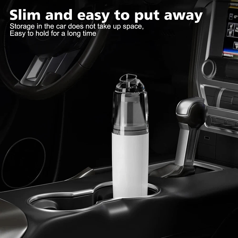 🚗 Mini Portable Car Vacuum – High Power Dual-Use