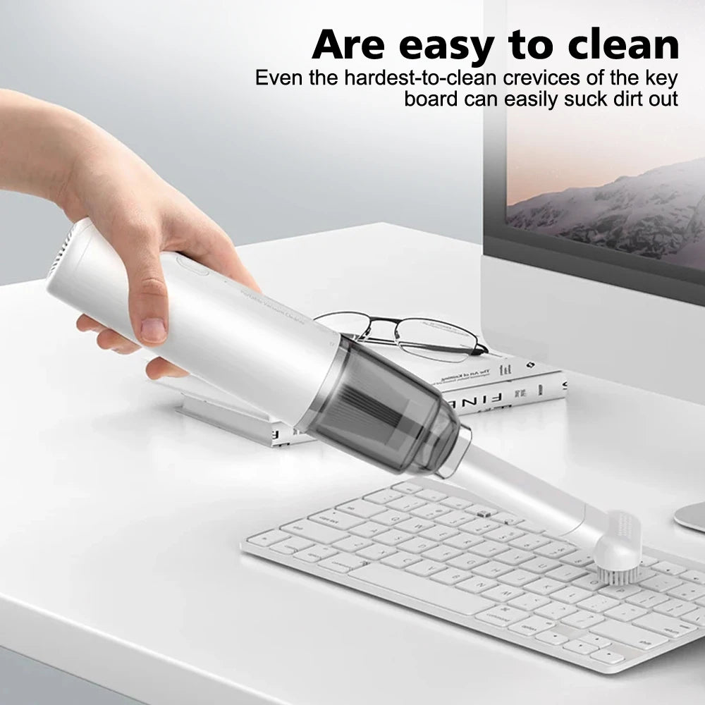 🚗 Mini Portable Car Vacuum – High Power Dual-Use