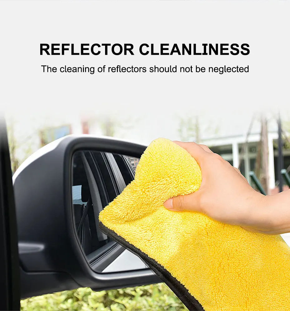 🚗 SEAMETAL Microfiber Car Wash Towel – Ultra Soft 400GSM