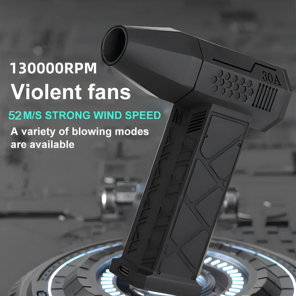 💨 Mini Turbo Jet Fan – 130,000RPM Electric Air Blower