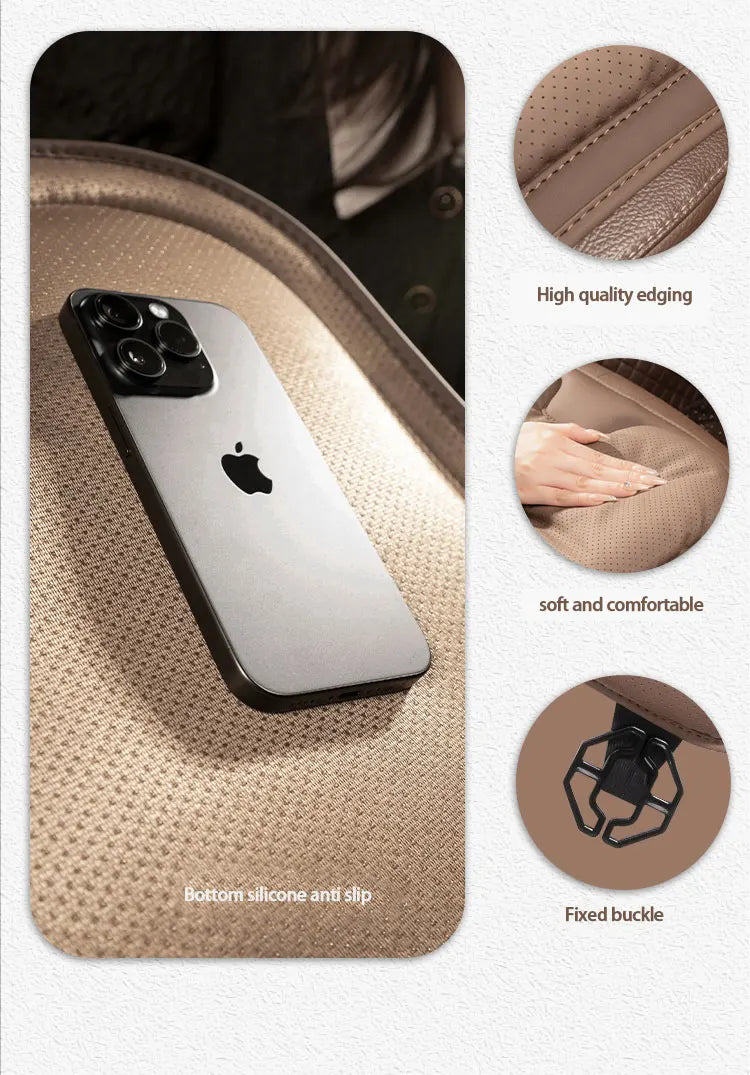 🚘 Universal Leather Car Seat Cushion Cover