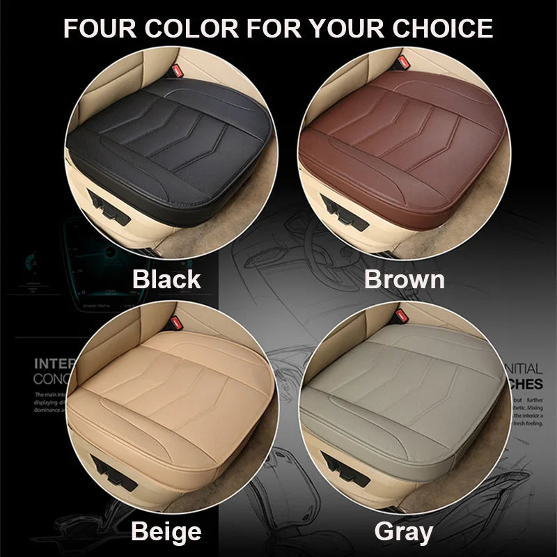 🚘 Leather Car Seat Cover – Breathable Cushion Mat