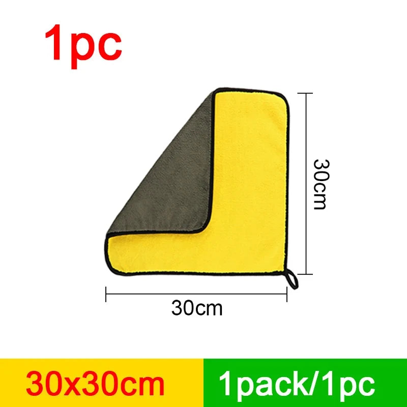 🚗 SEAMETAL Microfiber Car Wash Towel – Ultra Soft 400GSM