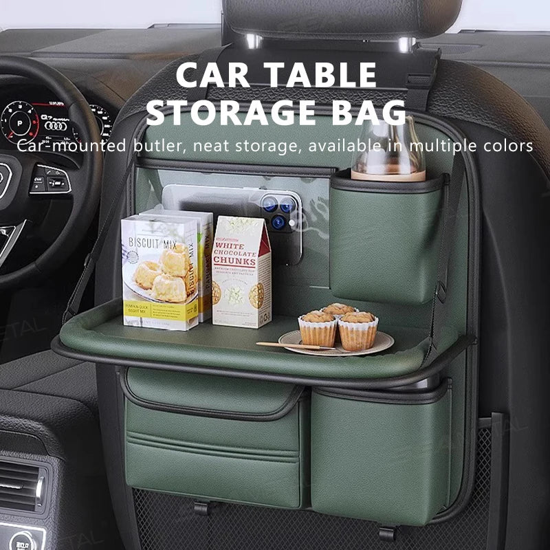 🚗 SEAMETAL Car Backseat Organizer with Tray