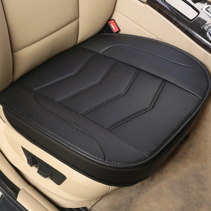 🚘 Leather Car Seat Cover – Breathable Cushion Mat