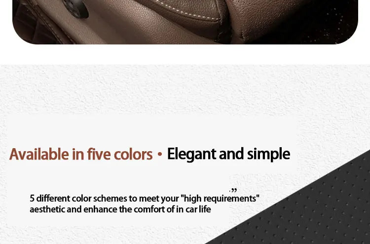 🚘 Universal Leather Car Seat Cushion Cover