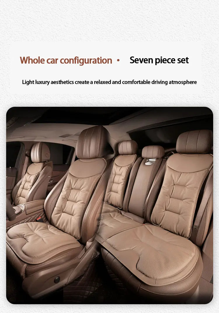 🚘 Universal Leather Car Seat Cushion Cover