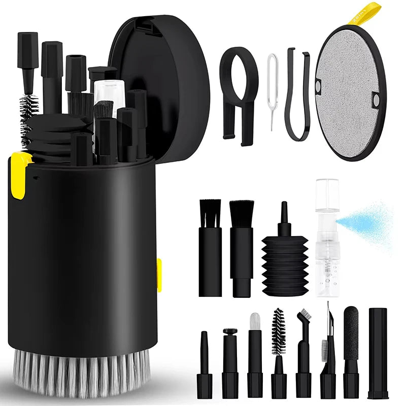 🧹 20-in-1 Tech Cleaning Kit – Camera, Phone, Laptop, Earbuds