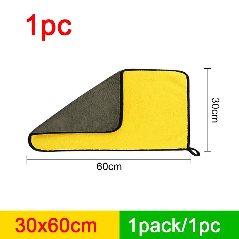 🚗 SEAMETAL Microfiber Car Wash Towel – Ultra Soft 400GSM