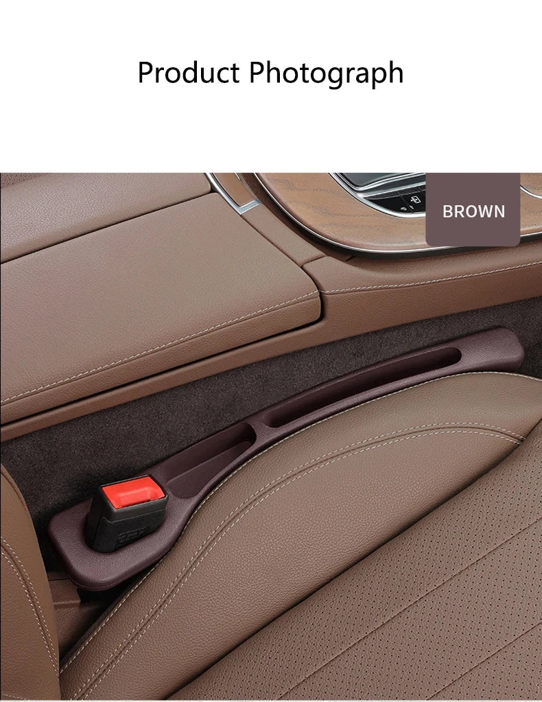 🚘 2PCS Universal Car Seat Gap Filler Strip