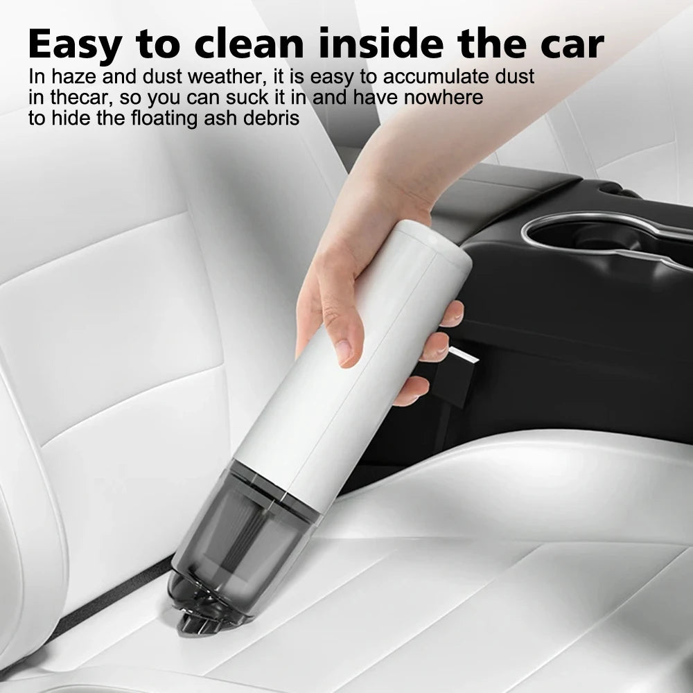 🚗 Mini Portable Car Vacuum – High Power Dual-Use